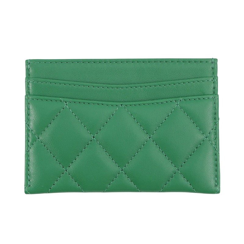 シャネル カードケース クラシック マトラッセ ココマーク ラムスキン AP0213 CHANEL 定期入れ 名刺入れ パスケース