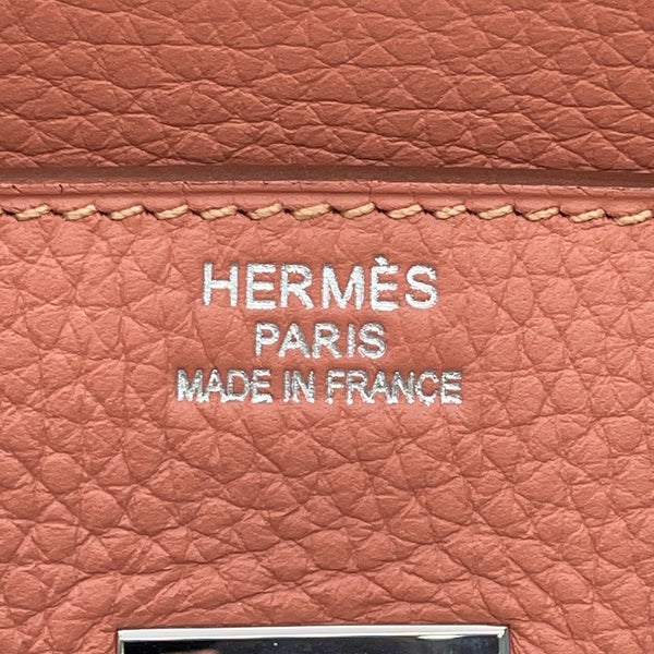 エルメス バーキン35 ローズティー/シルバー金具 トリヨンクレマンス □Q刻印 HERMES Birkin ハンドバッグ