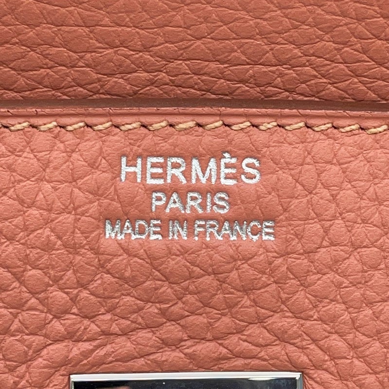 エルメス バーキン35 ローズティー/シルバー金具 トリヨンクレマンス □Q刻印 HERMES Birkin ハンドバッグ