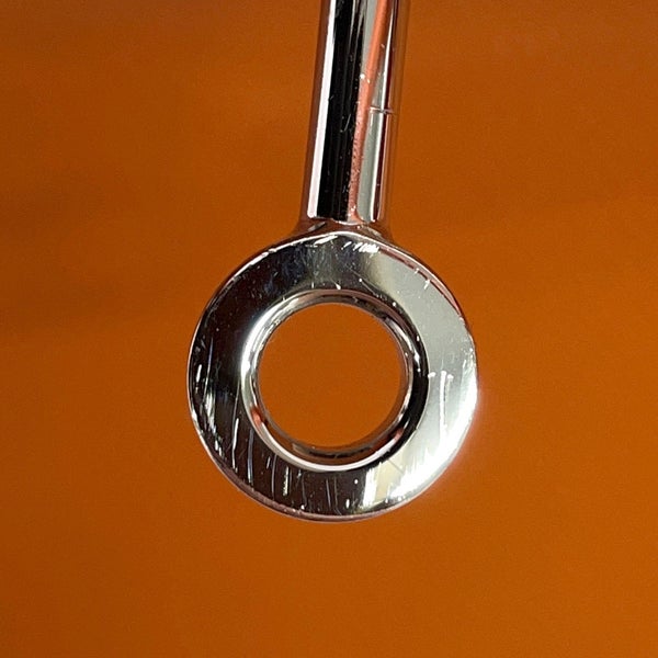 エルメス バーキン30 オレンジ/シルバー金具 エプソン □Q刻印 HERMES Birkin ハンドバッグ