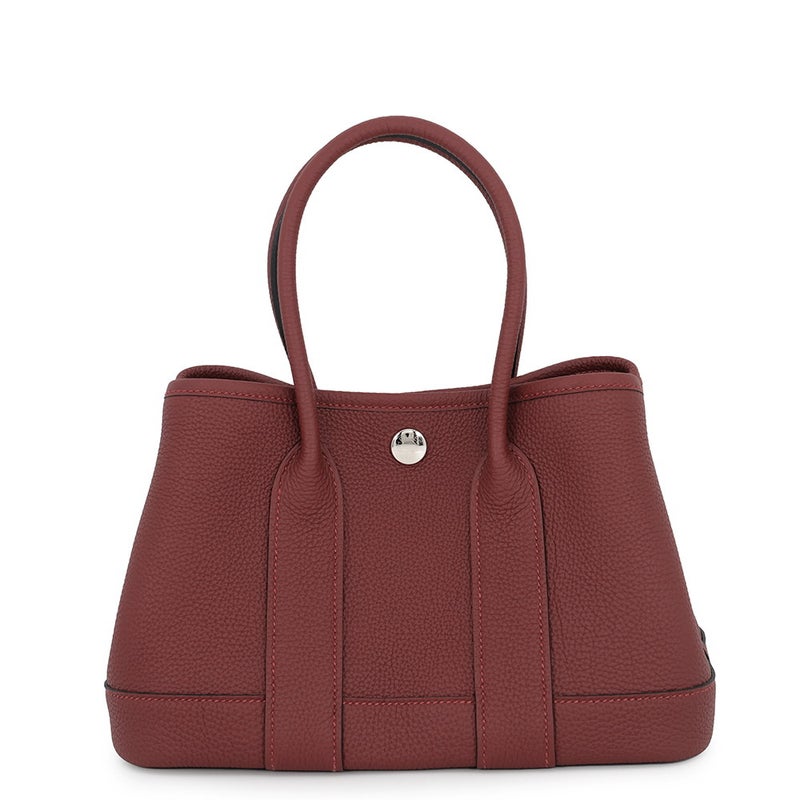 エルメス トートバッグ ネオ・ガーデン 23 ガーデンパーティ ルージュアッシュ/シルバー金具 ネゴンダ G刻印 HERMES