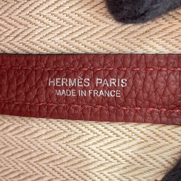 エルメス トートバッグ ネオ・ガーデン 23 ガーデンパーティ ルージュアッシュ/シルバー金具 ネゴンダ G刻印 HERMES