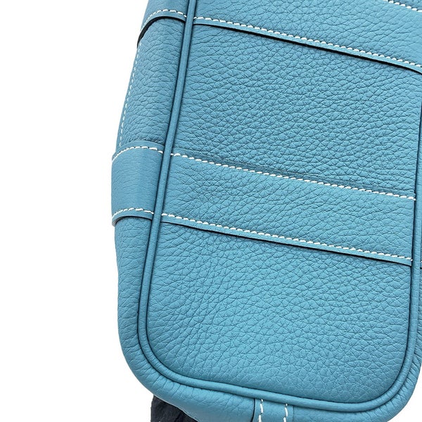 エルメス トートバッグ ネオ・ガーデン 23 ガーデンパーティ ニューブルージーン/シルバー金具 ネゴンダ G刻印 HERMES