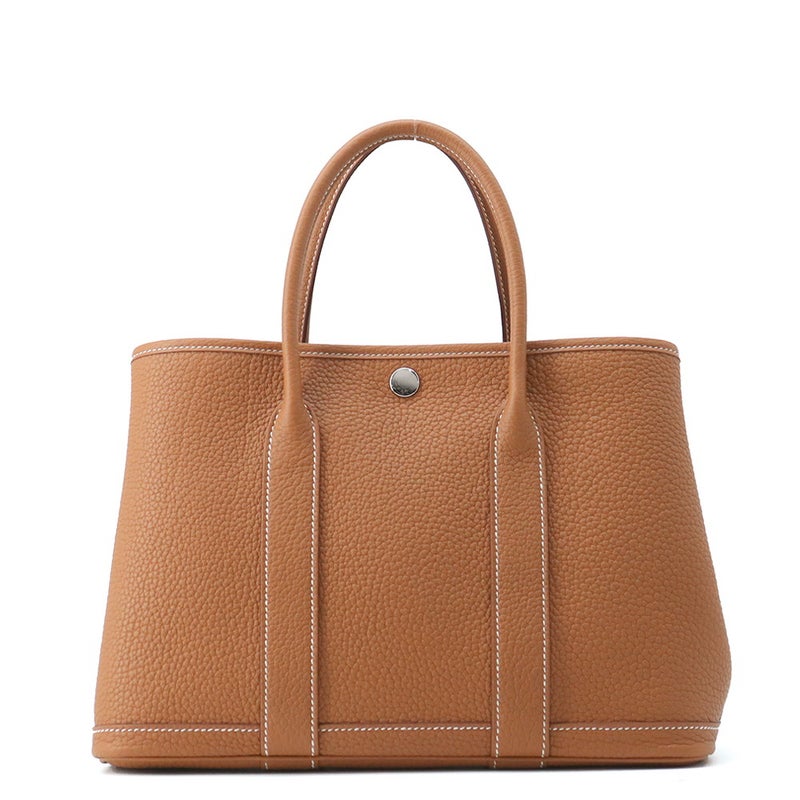 エルメス トートバッグ ガーデンパーティTPM ゴールド/シルバー金具 ネゴンダ G刻印