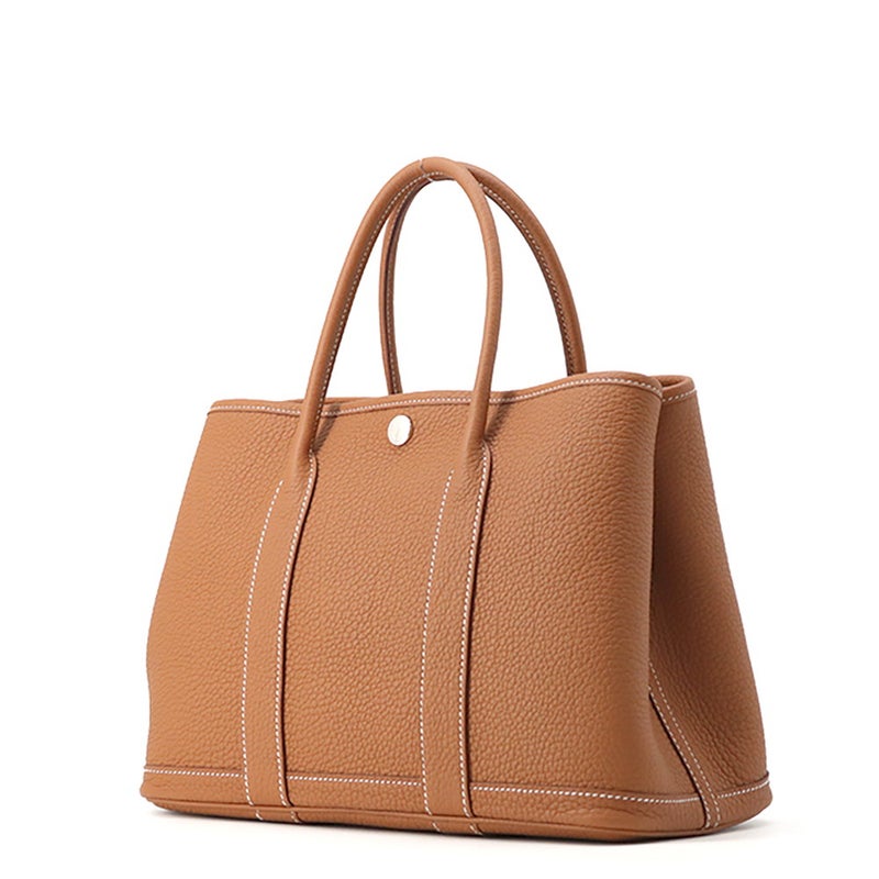 エルメス トートバッグ ガーデンパーティTPM ゴールド/シルバー金具 ネゴンダ G刻印