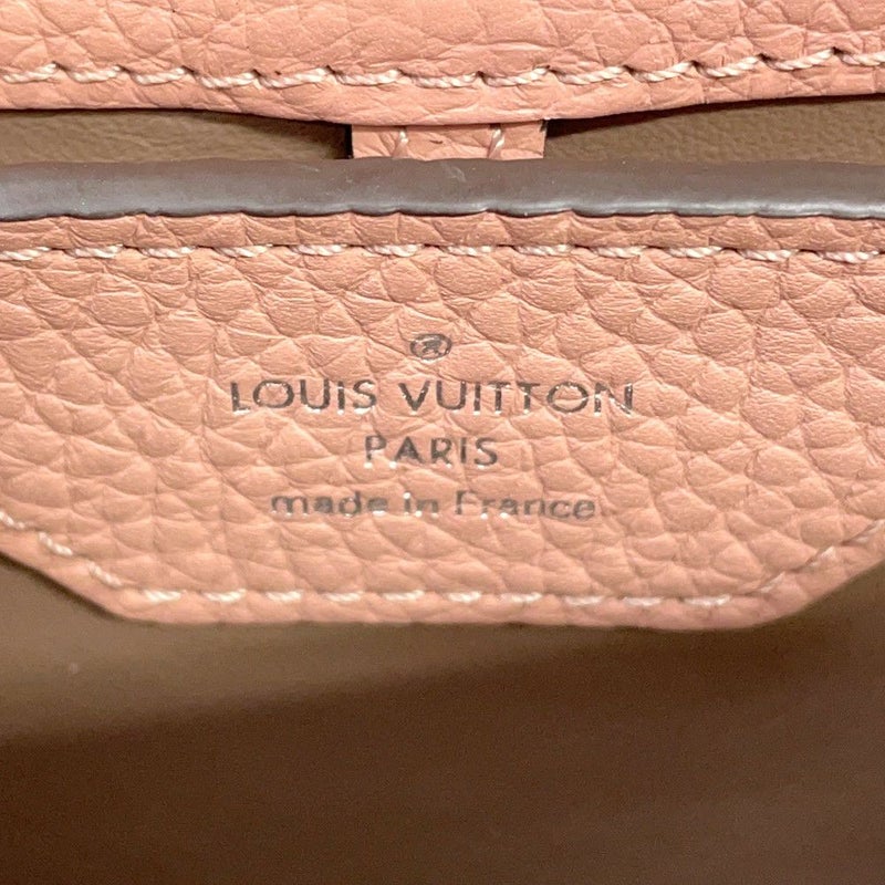 ルイヴィトン ハンドバッグ トリヨンレザー パイソン カプシーヌMM N92801 LOUIS VUITTON 2way ピンク