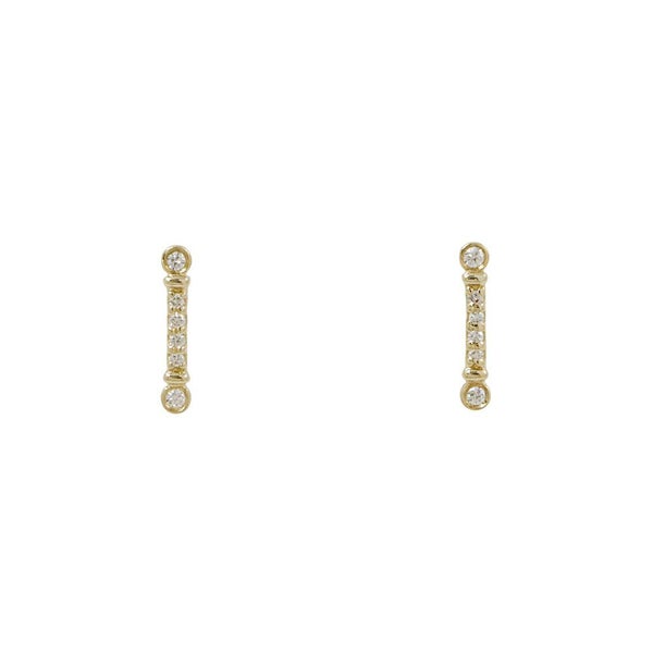 ティファニー ピアス フルール ド リス ステム ピアス ダイヤモンド K18YGイエローゴールド Tiffany&Co.