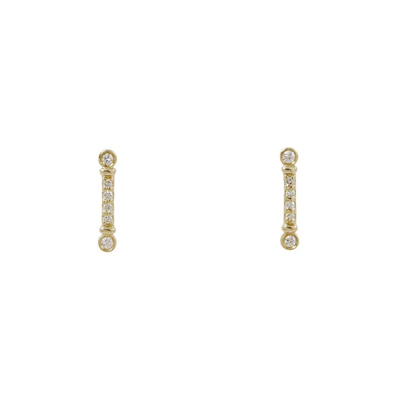 ティファニー ピアス フルール ド リス ステム ピアス ダイヤモンド K18YGイエローゴールド Tiffany&Co.