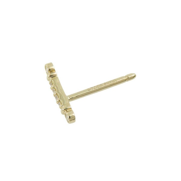 ティファニー ピアス フルール ド リス ステム ピアス ダイヤモンド K18YGイエローゴールド Tiffany&Co.