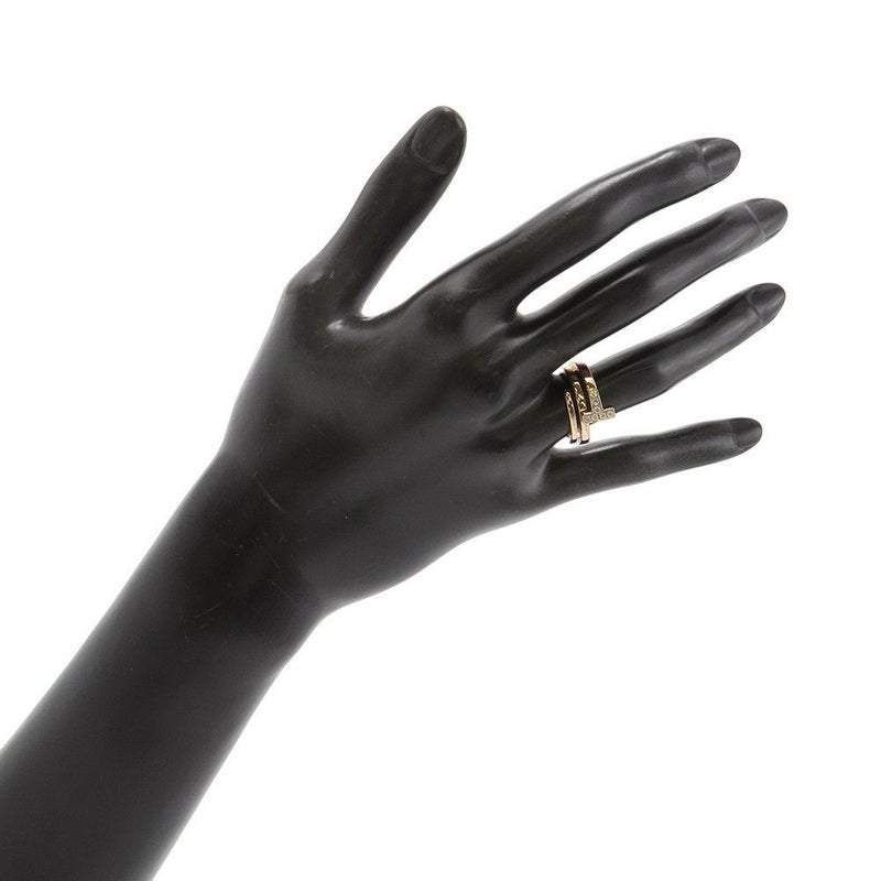 ティファニー リング Tスクエア ラップ リング ダイヤモンド K18PGピンクゴールド サイズ約10号 Tiffany&Co. 指輪