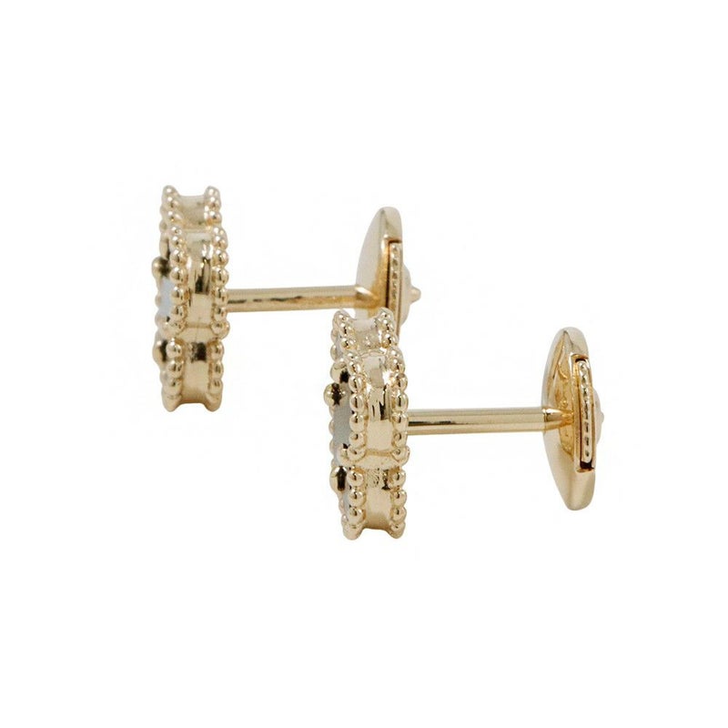 ヴァンクリーフ&アーペル ピアス スウィート アルハンブラ ピアス オニキス K18YGイエローゴールド VCARA44900