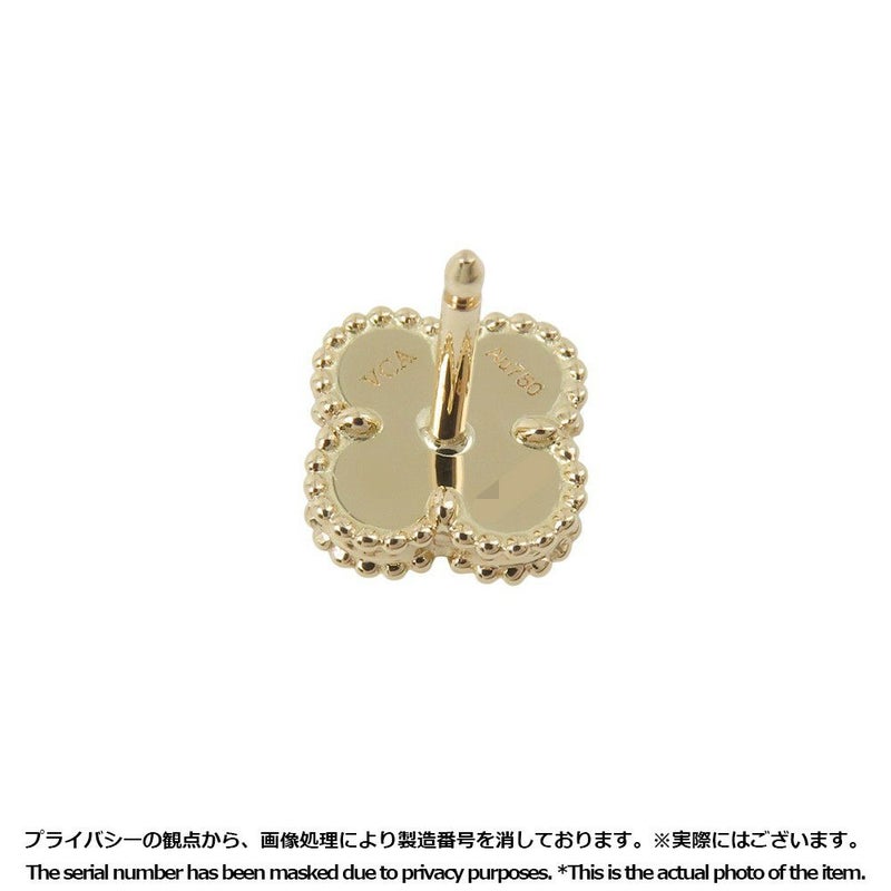 ヴァンクリーフ&アーペル ピアス スウィート アルハンブラ ピアス オニキス K18YGイエローゴールド VCARA44900
