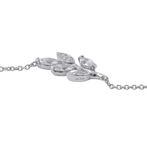 ティファニー ネックレス ビクトリア ダイヤモンド ブランチ ペンダント ダイヤ 計0.31ct Pt950プラチナ 66960803 Tiffany&Co.