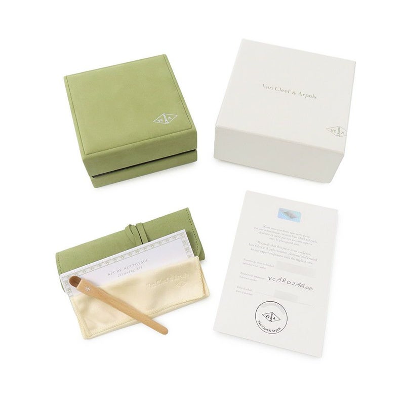 ヴァンクリーフ&アーペル ピアス マジック アルハンブラ イヤリング 3モチーフ マラカイト K18YGイエローゴールド VCARO2AG00