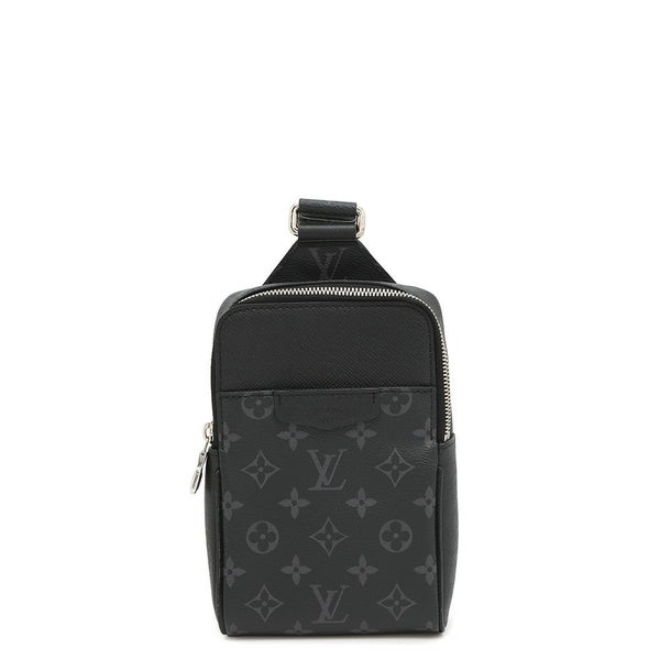 ルイヴィトン ボディバッグ モノグラム・エクリプス タイガ アウトドア・スリングバッグ M30741 ブラック 黒 タイガラマ