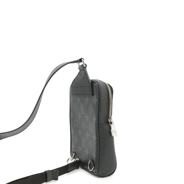 ルイヴィトン ボディバッグ モノグラム・エクリプス タイガ アウトドア・スリングバッグ M30741 ブラック 黒 タイガラマ