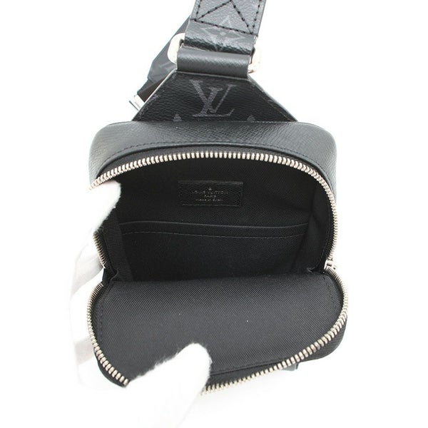 ルイヴィトン ボディバッグ モノグラム・エクリプス タイガ アウトドア・スリングバッグ M30741 ブラック 黒 タイガラマ