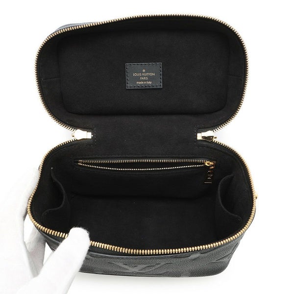 ルイヴィトン ハンドバッグ モノグラム・アンプラント ヴァニティPM M45598 バニティバッグ 黒 ブラック