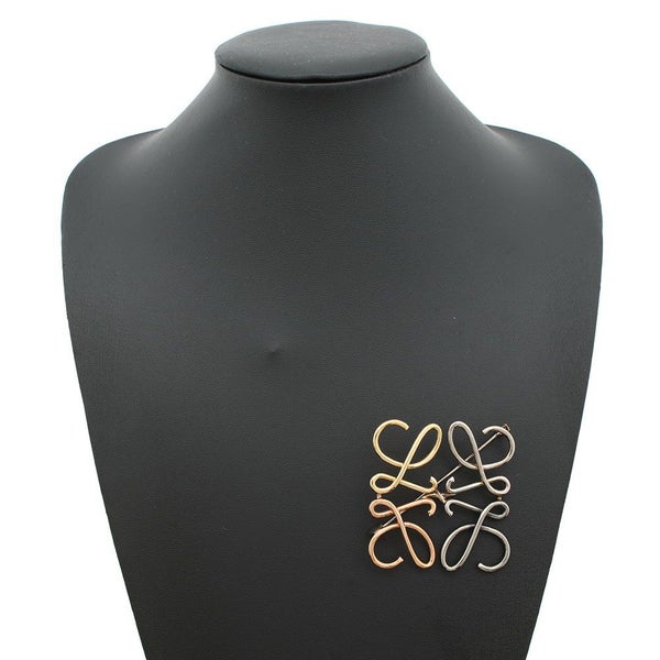 ロエベ ブローチ アナグラム メタル J000245X10 LOEWE アクセサリー マルチゴールド