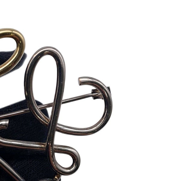 ロエベ ブローチ アナグラム メタル J000245X10 LOEWE アクセサリー マルチゴールド