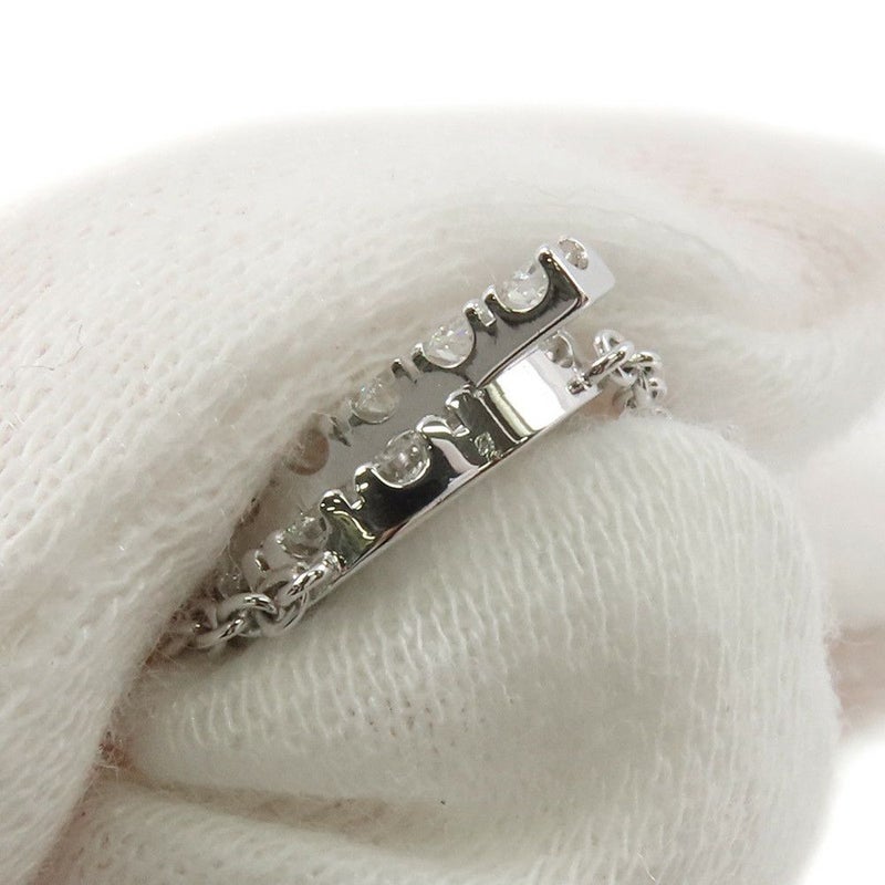 エルメス ネックレス ペンダント フィネス ダイヤモンド 17P 計0.46ct K18WGホワイトゴールド HERMES