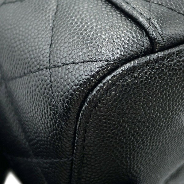 シャネル チェーンショルダーバッグ マトラッセ ココマーク ヴァニティケース キャビアスキン AP4404 CHANEL 黒 バニティ