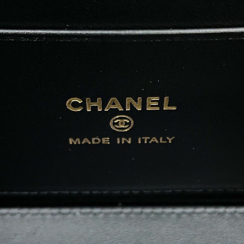 シャネル チェーンショルダーバッグ マトラッセ ココマーク ヴァニティケース キャビアスキン AP4404 CHANEL 黒 バニティ