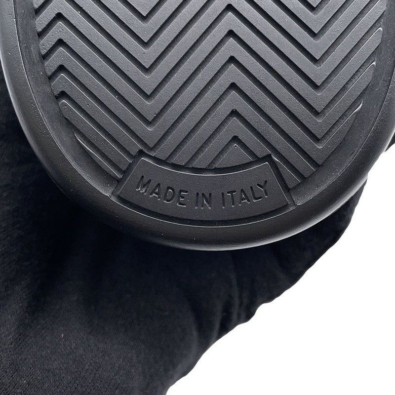 シャネル スニーカー バックロゴ ハイカット レザー G35064 メンズサイズ43 CHANEL メンズ 黒