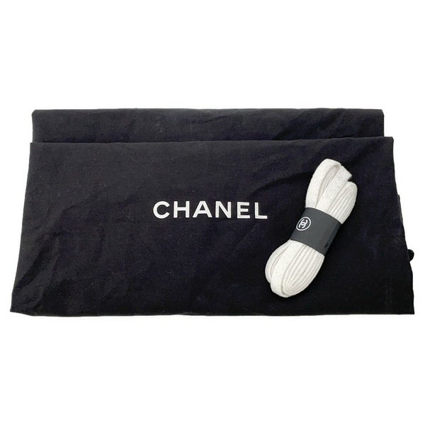 シャネル スニーカー バックロゴ ハイカット レザー G35064 メンズサイズ43 CHANEL メンズ 黒