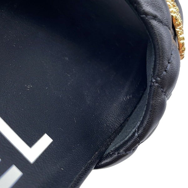 シャネル サンダル マトラッセ ココマーク ラムスキン G38820 レディースサイズ38C CHANEL 黒