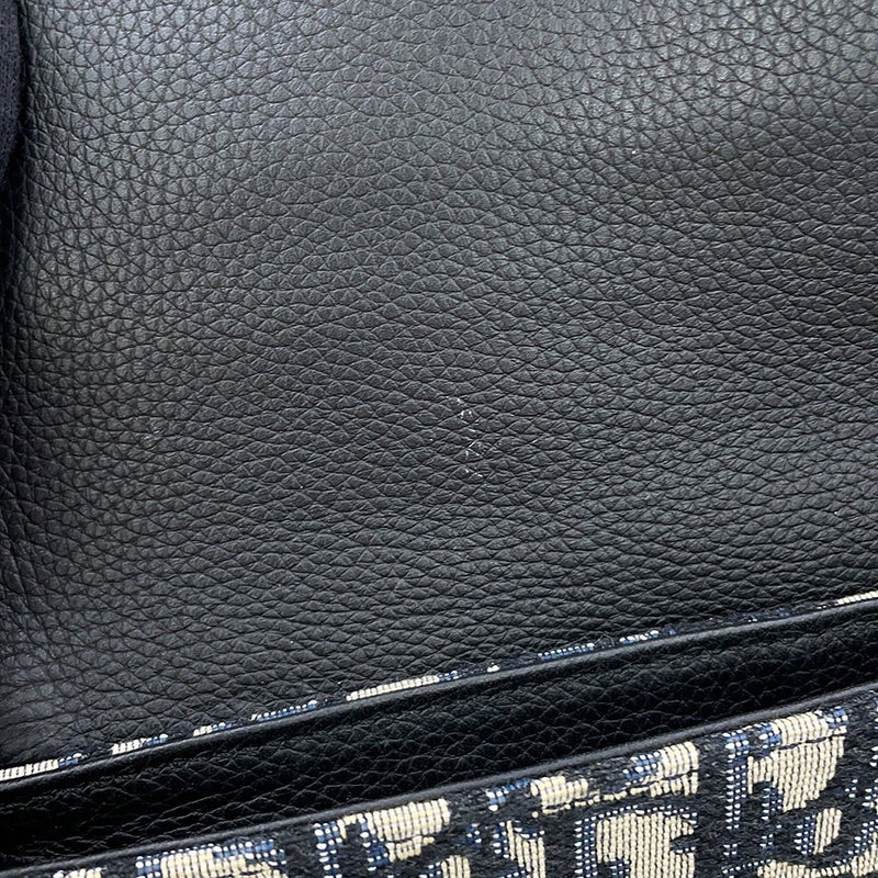 クリスチャン・ディオール ボディバッグ オブリーク ジャカード サドル ポーチ 1ADPO095YKY Christian Dior 黒 トロッター