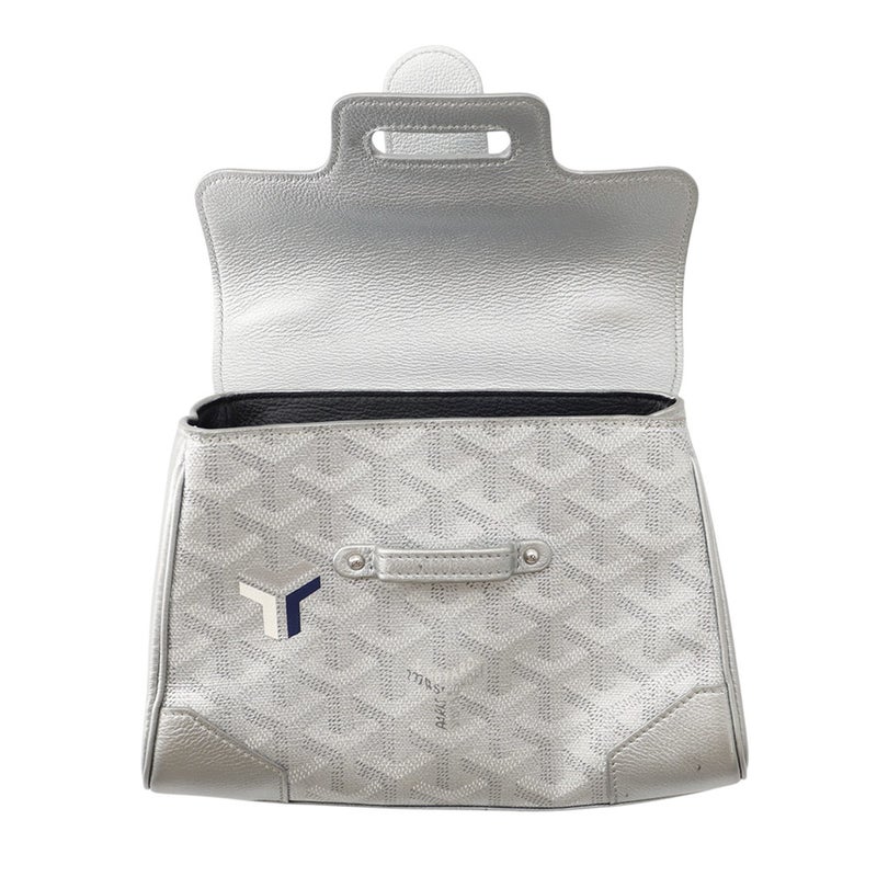 ゴヤール ハンドバッグ サイゴン ミニ スープル PVC ウッド GOYARD 2way