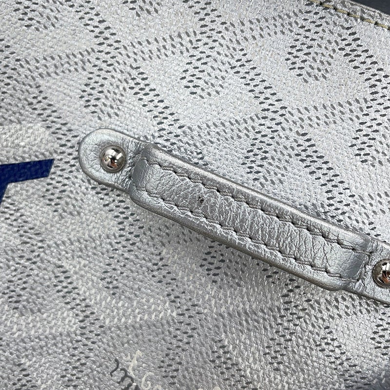 ゴヤール ハンドバッグ サイゴン ミニ スープル PVC ウッド GOYARD 2way