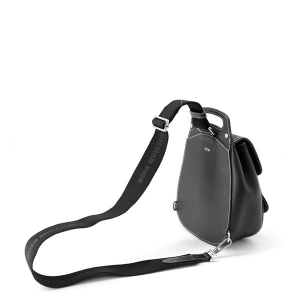 クリスチャン・ディオール ボディバッグ ギャロップ スリングバッグ レザー 1ADBO022YKK Christian Dior 黒