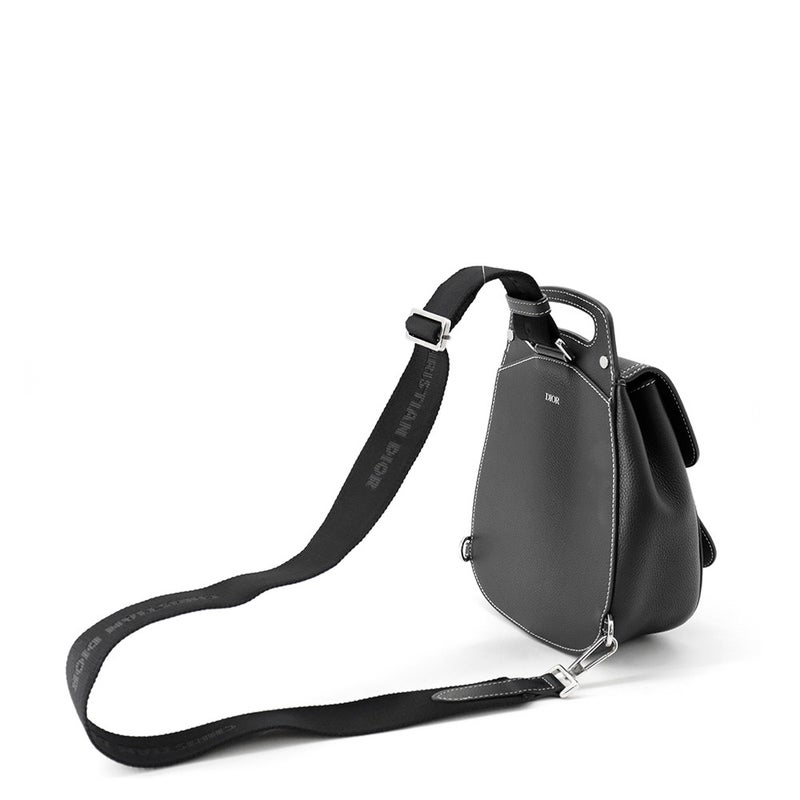 クリスチャン・ディオール ボディバッグ ギャロップ スリングバッグ レザー 1ADBO022YKK Christian Dior 黒