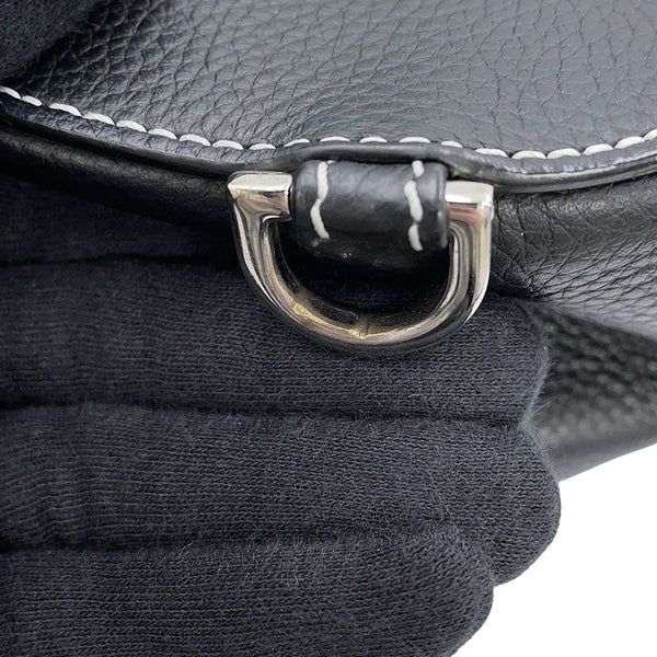 クリスチャン・ディオール ボディバッグ ギャロップ スリングバッグ レザー 1ADBO022YKK Christian Dior 黒