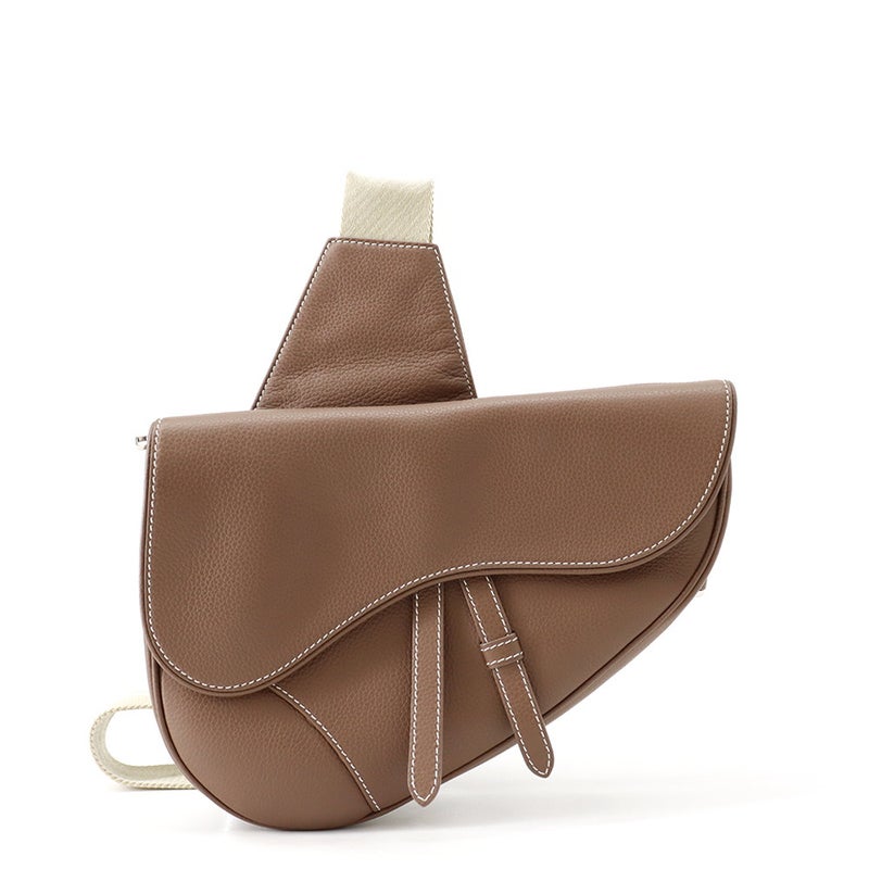クリスチャン・ディオール ボディバッグ サドルバッグ レザー Christian Dior