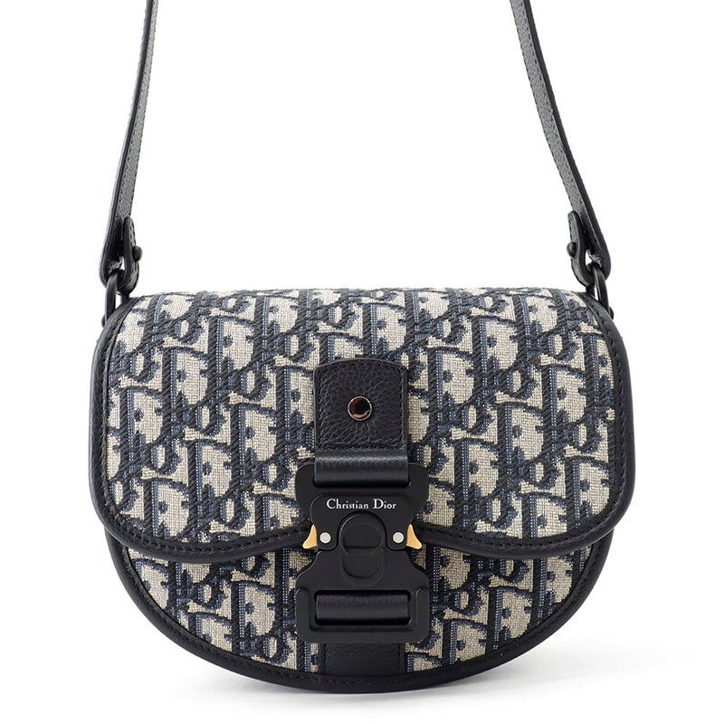 クリスチャン・ディオール ショルダーバッグ オブリーク ギャロップ ミニ 1ADPO033YKY_H27E Christian Dior 黒