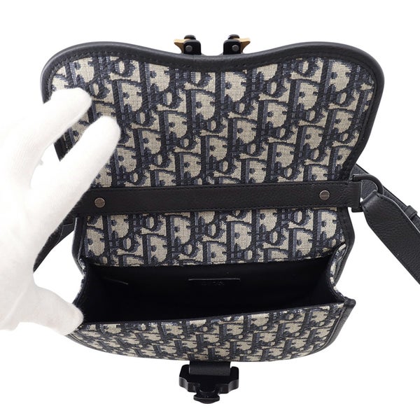 クリスチャン・ディオール ショルダーバッグ オブリーク ギャロップ ミニ 1ADPO033YKY_H27E Christian Dior 黒