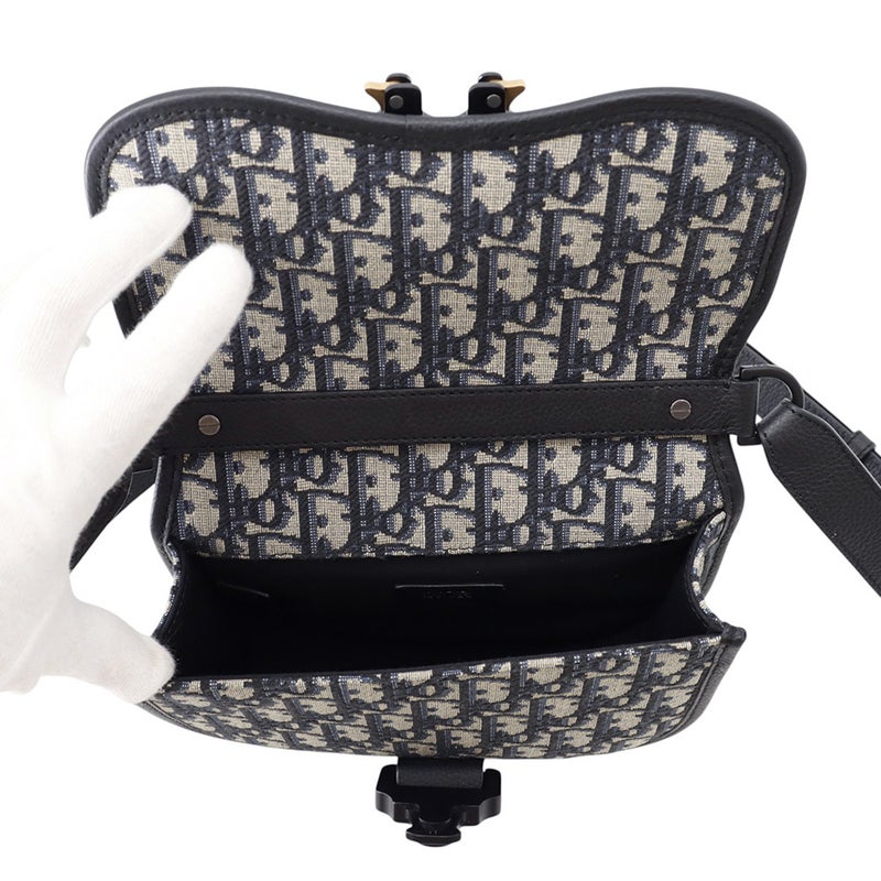 クリスチャン・ディオール ショルダーバッグ オブリーク ギャロップ ミニ 1ADPO033YKY_H27E Christian Dior 黒