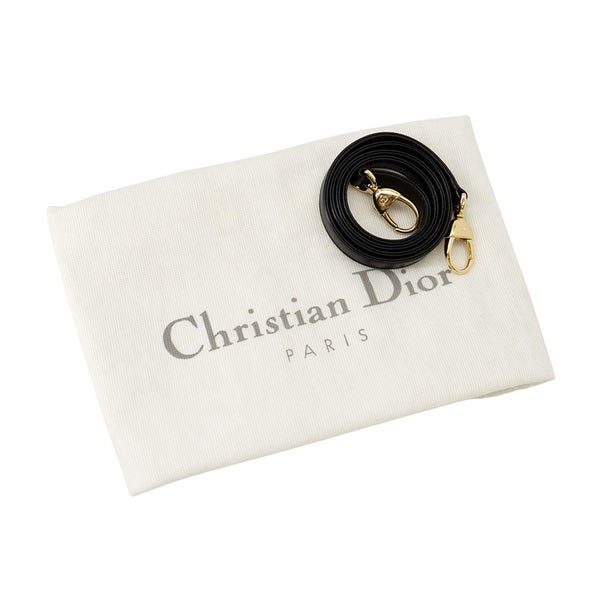クリスチャン・ディオール ハンドバッグ レディディオール カナージュ ラージ ラムスキン Christian Dior 2way 黒
