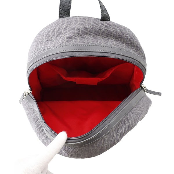クリスチャン・ルブタン リュック ZIP N FLAP バックパック キャンバス 1245216 Christian Louboutin バッグ