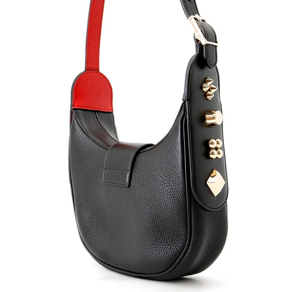 クリスチャン・ルブタン ショルダーバッグ CARASKY カラスカイ ミニ レザー 1225182CM6S Christian Louboutin 黒