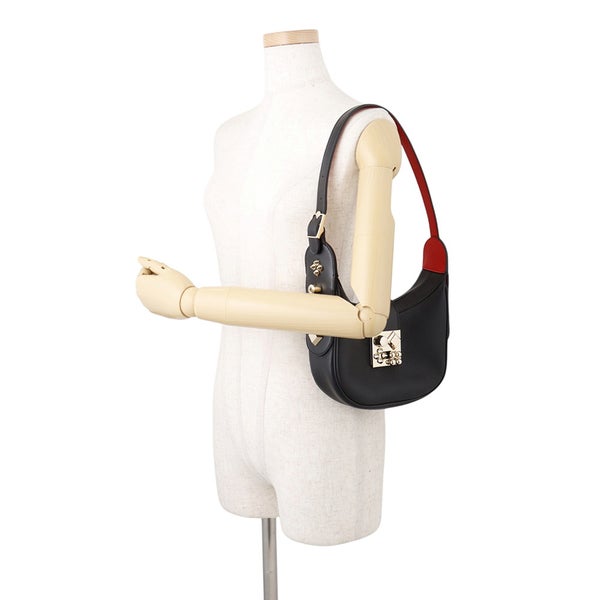 クリスチャン・ルブタン ショルダーバッグ CARASKY カラスカイ ミニ レザー 1225182CM6S Christian Louboutin 黒