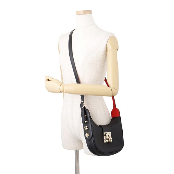 クリスチャン・ルブタン ショルダーバッグ CARASKY カラスカイ ミニ レザー 1225182CM6S Christian Louboutin 黒