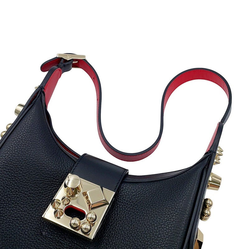 クリスチャン・ルブタン ショルダーバッグ CARASKY カラスカイ ミニ レザー 1225182CM6S Christian Louboutin 黒