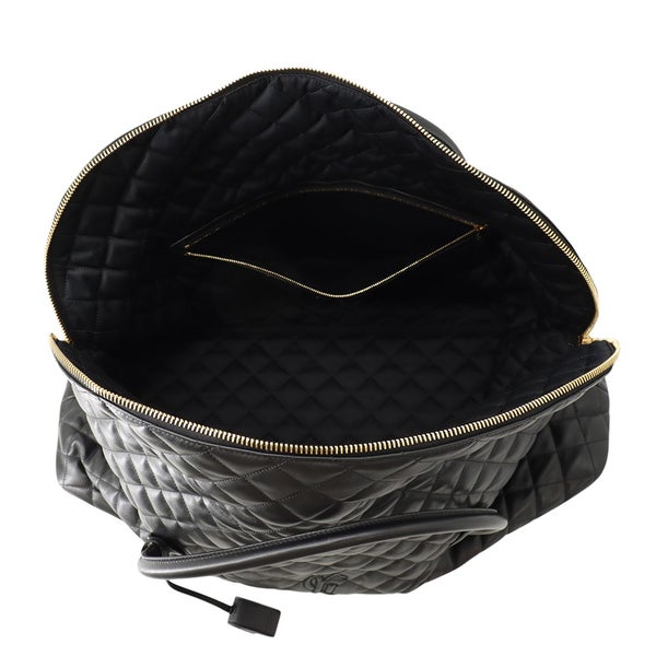 サンローランパリ ボストンバッグ ES ジャイアント トラベルバッグ キルティング レザー 736009 SAINT LAURENT PARIS 黒 2way