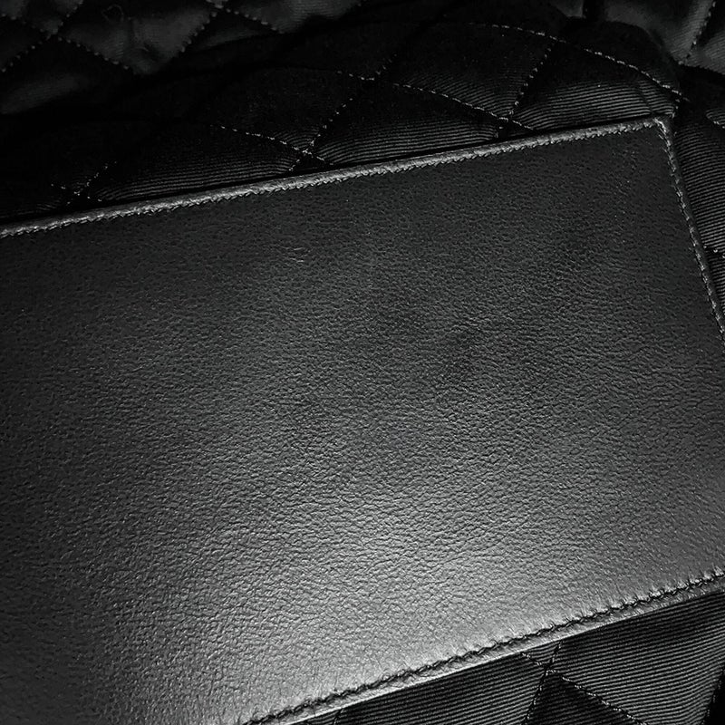 サンローランパリ ボストンバッグ ES ジャイアント トラベルバッグ キルティング レザー 736009 SAINT LAURENT PARIS 黒 2way