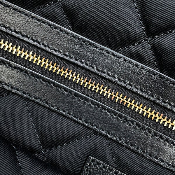 サンローランパリ ボストンバッグ ES ジャイアント トラベルバッグ キルティング レザー 736009 SAINT LAURENT PARIS 黒 2way