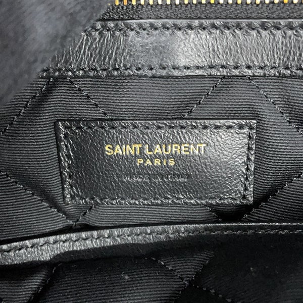 サンローランパリ ボストンバッグ ES ジャイアント トラベルバッグ キルティング レザー 736009 SAINT LAURENT PARIS 黒 2way
